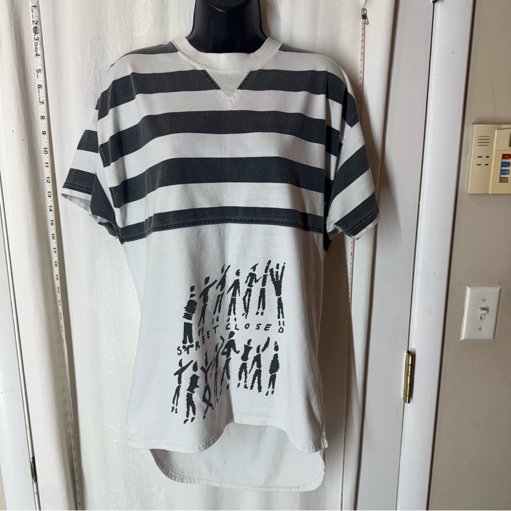 Vintage Women's Street Closed Long Tail Shirt